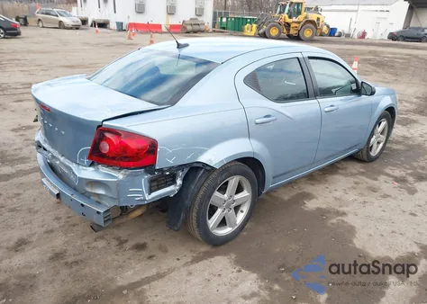 2013 Dodge Avenger Se from USA, damaged, VIN 1C3CDZAB8DN662248